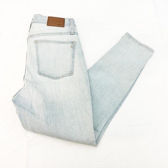 Madewell 9" Mid-Rise Skinny Crop Light Wash Denim Jeans Size 27 - Picture 8 of 8